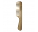 Beech wood comb with handle